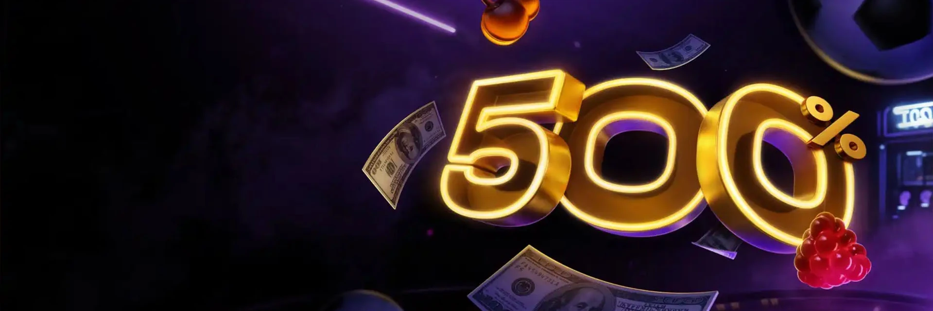 Получите свой первый бонус + 500%!